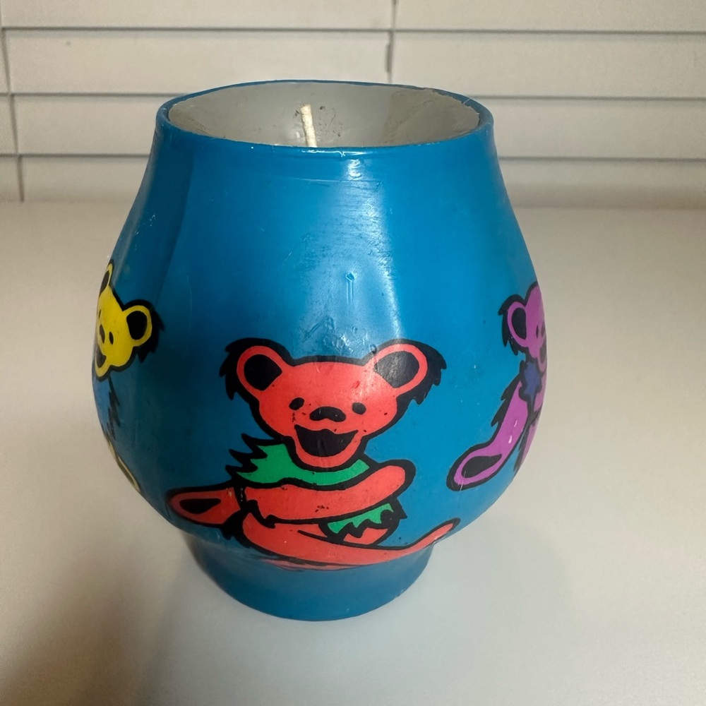 Vintage Grateful Dead Dancing Bears Candle
